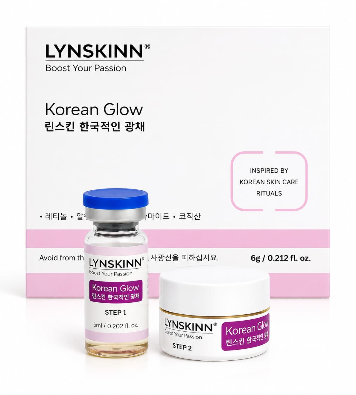 LYNSKINN Korean Glow Peel Packaging